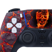 Load image into Gallery viewer, Burning Skull Custom Wireless PS5 Controller