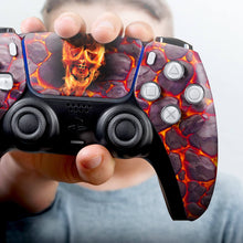 Load image into Gallery viewer, Burning Skull Custom Wireless PS5 Controller