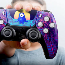Load image into Gallery viewer, Fall Guys Vaporwave Custom Wireless PS5 Controller