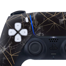 Load image into Gallery viewer, Black Marble Geo Custom Wireless PS5 Controller