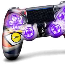 Load image into Gallery viewer, Naruto Vs. Sasuke PS4 Controller | LED Buttons