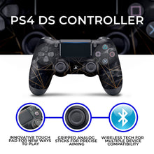 Load image into Gallery viewer, Black Gold Marble PS4 Controller