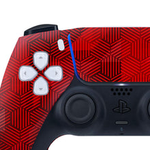 Load image into Gallery viewer, Red Geometry Custom Wireless PS5 Controller