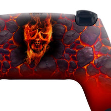 Load image into Gallery viewer, Burning Skull Custom Wireless PS5 Controller
