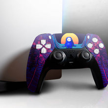 Load image into Gallery viewer, Fall Guys Vaporwave Custom Wireless PS5 Controller
