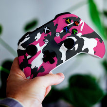 Load image into Gallery viewer, Wireless Xbox One S Custom Regular / Modded Controller (with 3.5 jack) - Pink Camo
