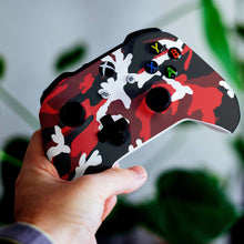 Load image into Gallery viewer, Wireless Xbox One S Custom Regular / Modded Controller (with 3.5 jack) - Red Camo
