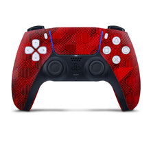 Load image into Gallery viewer, Red Geometry Custom Wireless PS5 Controller
