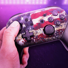 Load image into Gallery viewer, Tattered Flag Custom Switch Pro Controller

