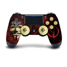 Load image into Gallery viewer, V for Vendetta PS4 Controller | Bullet Buttons
