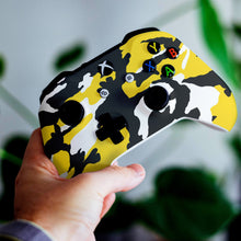Load image into Gallery viewer, Wireless Xbox One S Custom Regular / Modded Controller (with 3.5 jack) - Yellow Camo
